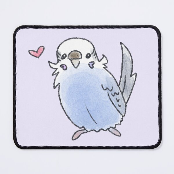 Item preview, heart budgie designed and sold by NaelsDesigns.