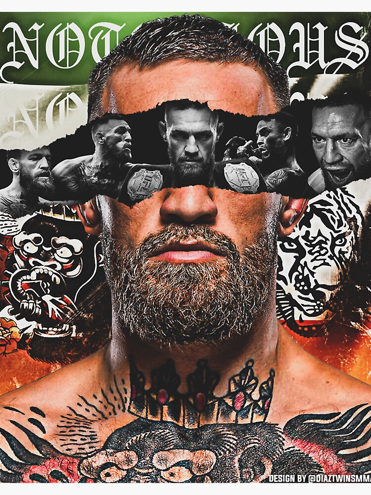 "Conor McGregor - Notorious" Sticker For Sale By YONATANKASSAR | Redbubble