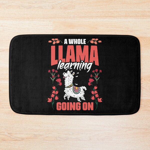 Item preview, A Whole Llama Learning Going On Funny Floral Animal Fanatic designed and sold by Nessshirts.