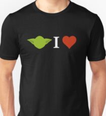 Yoda I Love (black) Unisex T-Shirt