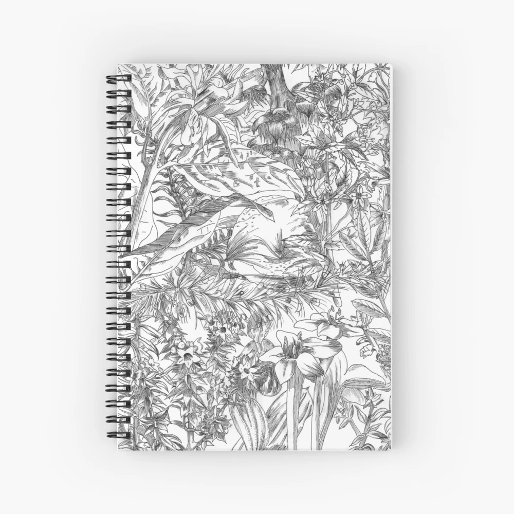 Please Don't Look in my Sketchbook Spiral Notebook for Sale by kiriska