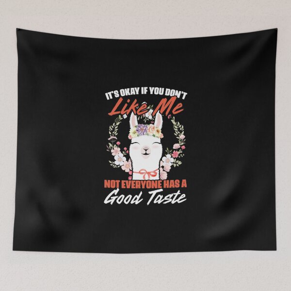 Item preview, It's Okay If You Don't Like Funny Llama Humor For Floral Fan designed and sold by Nessshirts.