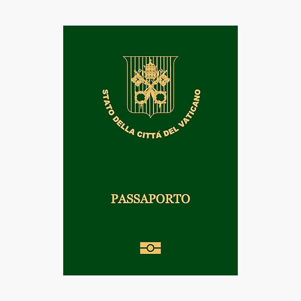 Item preview, Vatican passport  designed and sold by Travellerz.