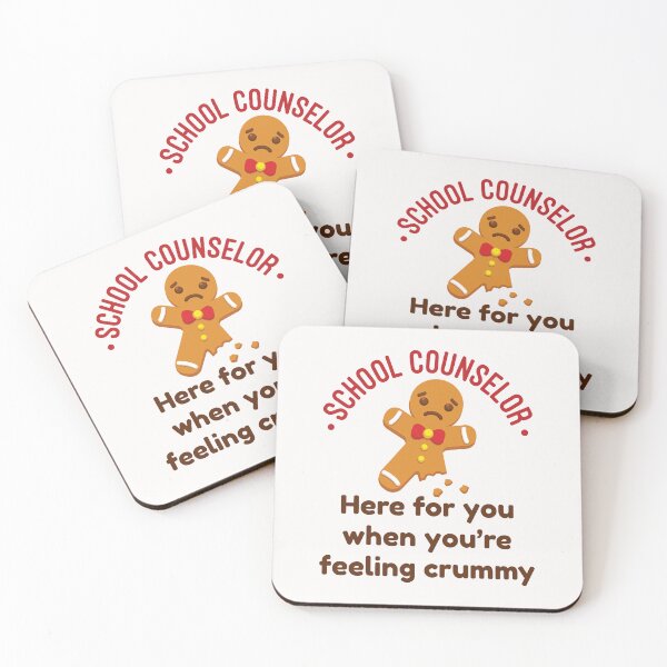 Item preview, School Counselor Here for You When You're Feeling Crummy designed and sold by jaygo.