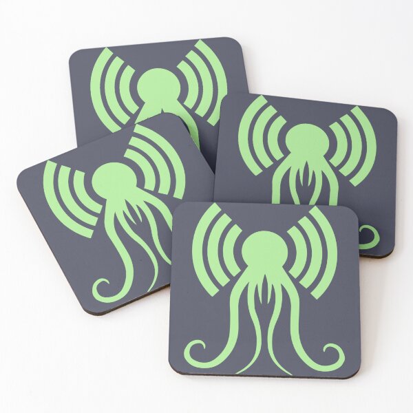 Item preview, The H.P. Lovecraft Literary Podcast Logo - Green designed and sold by WitchHouseMedia.