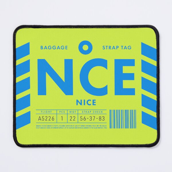 Item preview, Luggage Tag D - NCE Nice France designed and sold by VoodooCircus.