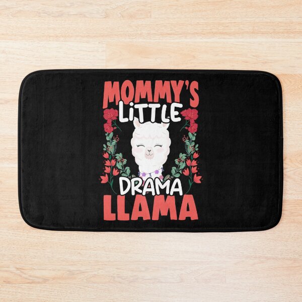 Item preview, Mommy's Little Funny Floral Animal Fans For Drama Llama Girl designed and sold by Nessshirts.