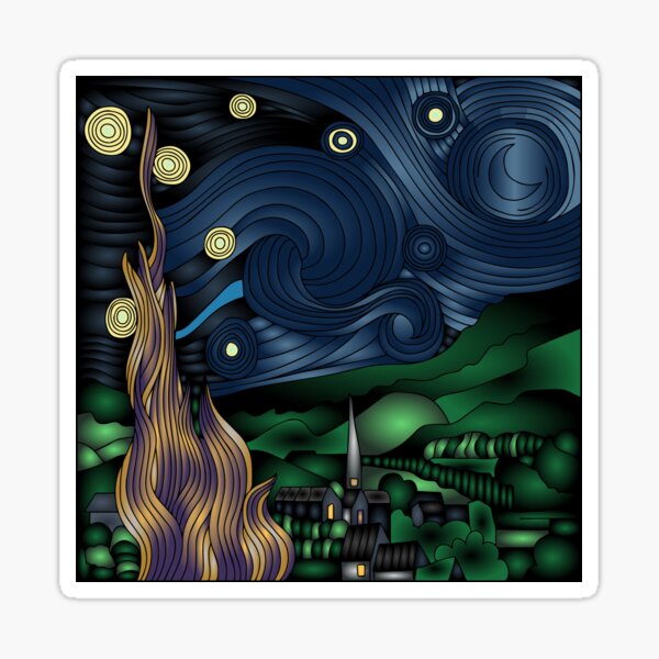 Art 087 (Style:3) Sticker