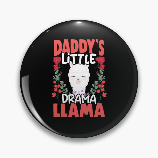 Item preview, Daddy's Little Funny Floral Animal Fans For Drama Llama Girl designed and sold by Nessshirts.