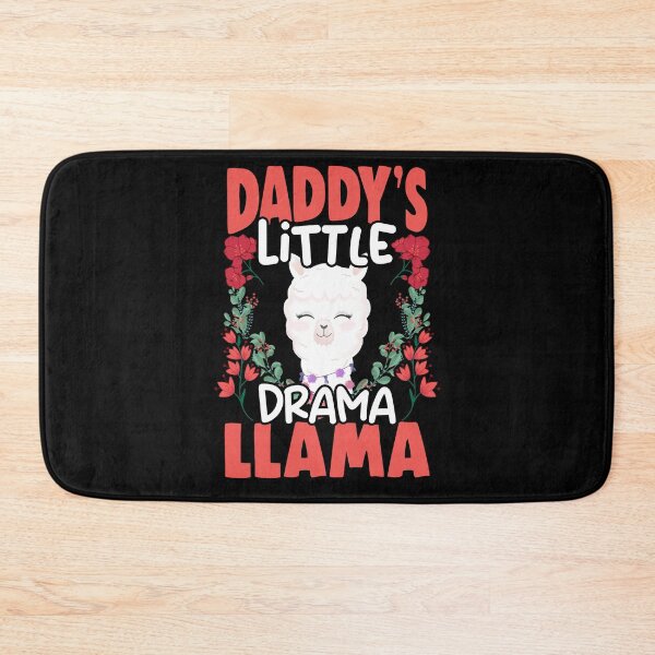 Item preview, Daddy's Little Funny Floral Animal Fans For Drama Llama Girl designed and sold by Nessshirts.