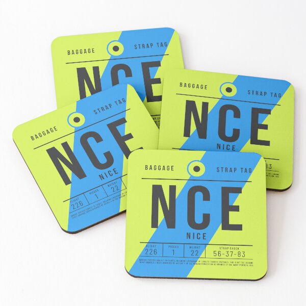 Item preview, Luggage Tag E - NCE Nice France designed and sold by VoodooCircus.