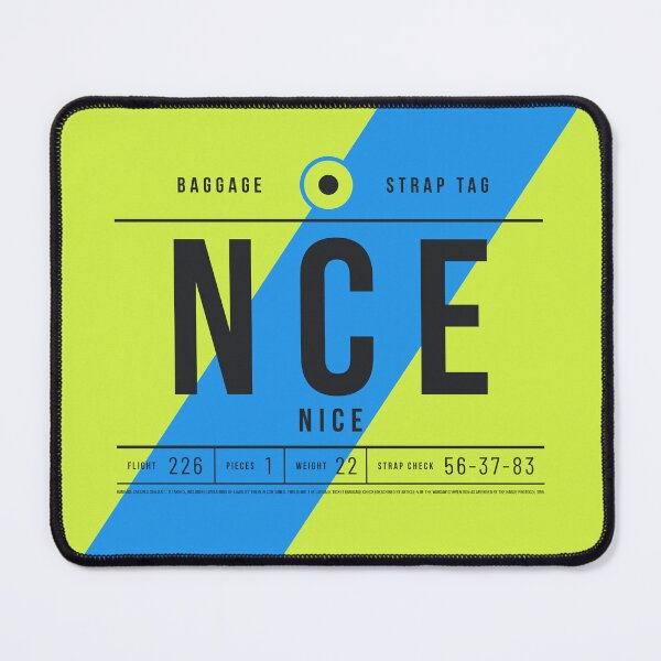 Item preview, Luggage Tag E - NCE Nice France designed and sold by VoodooCircus.