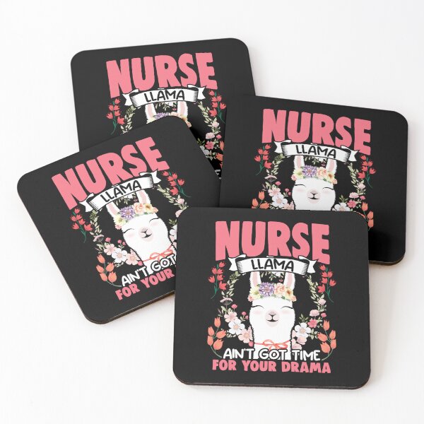 Item preview, Nurse Llama Funny Floral Drama Animal Humor For Flower Lover designed and sold by Nessshirts.