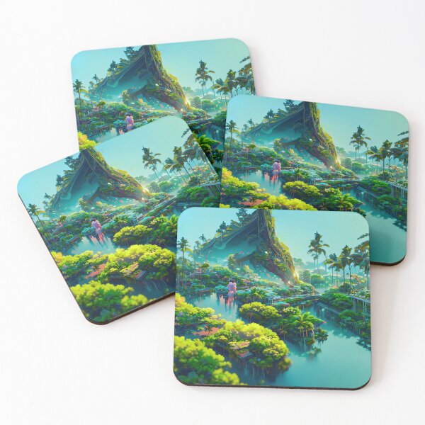 Item preview, Futuristic Anime Landscape designed and sold by amyr-aia.