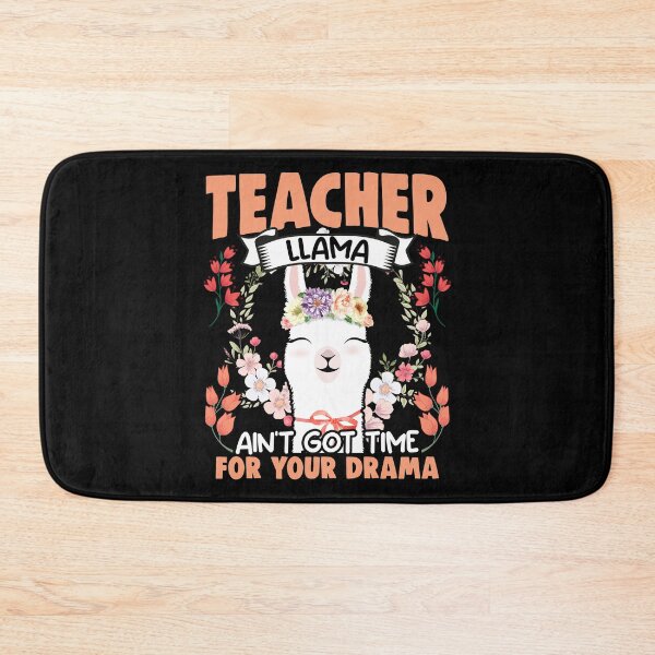 Item preview, Teacher Llama Funny Floral Drama Animal Humor For Flower Fan designed and sold by Nessshirts.