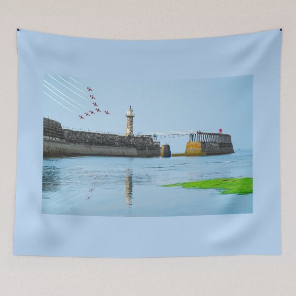 Item preview, Flechas rojas del muelle de Whitby designed and sold by Alisonchambers2.