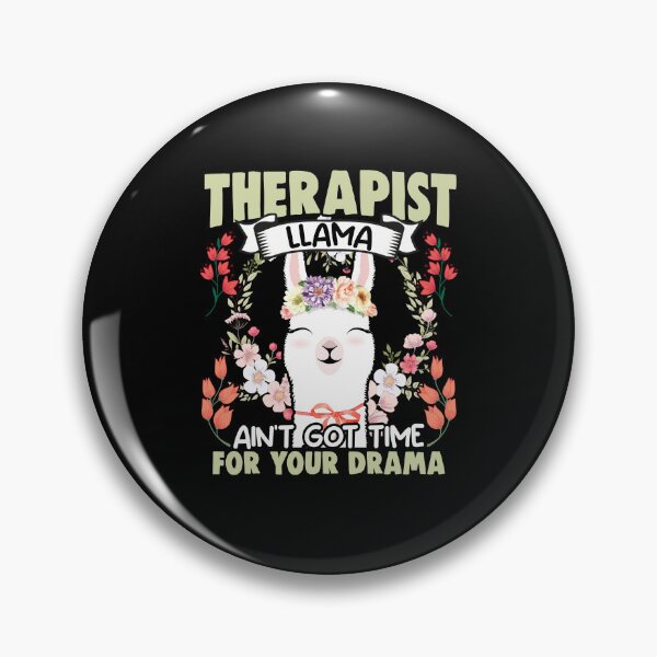 Item preview, Funny Floral Llama Humor For A Flower Animal Lover Therapist designed and sold by Nessshirts.