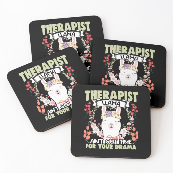 Item preview, Funny Floral Llama Humor For A Flower Animal Lover Therapist designed and sold by Nessshirts.