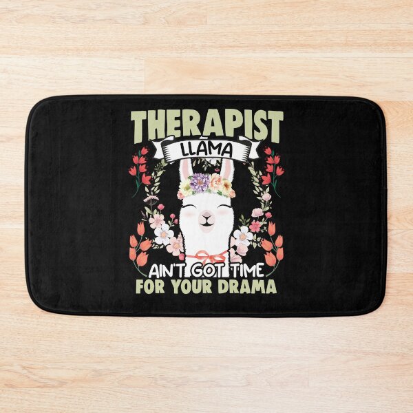 Item preview, Funny Floral Llama Humor For A Flower Animal Lover Therapist designed and sold by Nessshirts.