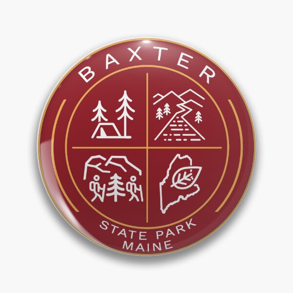Artikelvorschau, Wappen des Baxter State Parks entworfen und verkauft von VanyaKar.