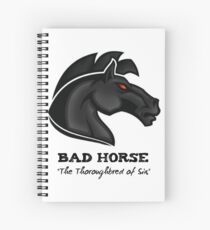 Bad Horse, Thoroughbred of Sin, Evil League of Evil Spiral Notebook