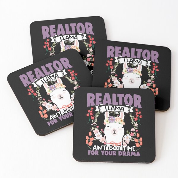 Item preview, Funny Floral Llama Humor For A Flower Animal Lover Realtor designed and sold by Nessshirts.
