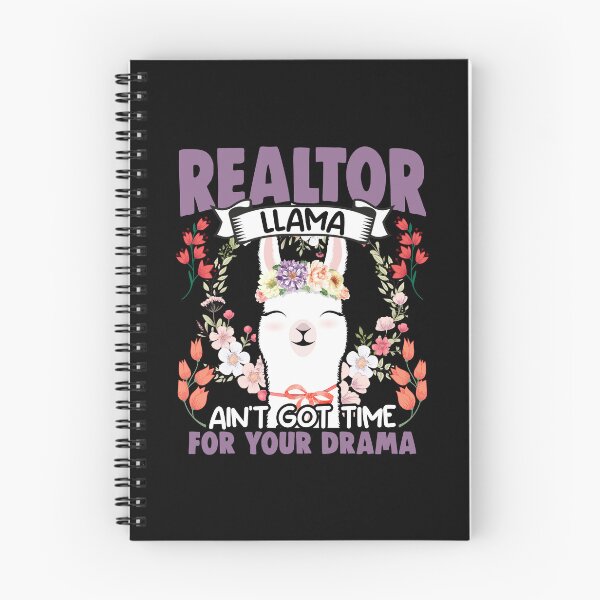 Item preview, Funny Floral Llama Humor For A Flower Animal Lover Realtor designed and sold by Nessshirts.