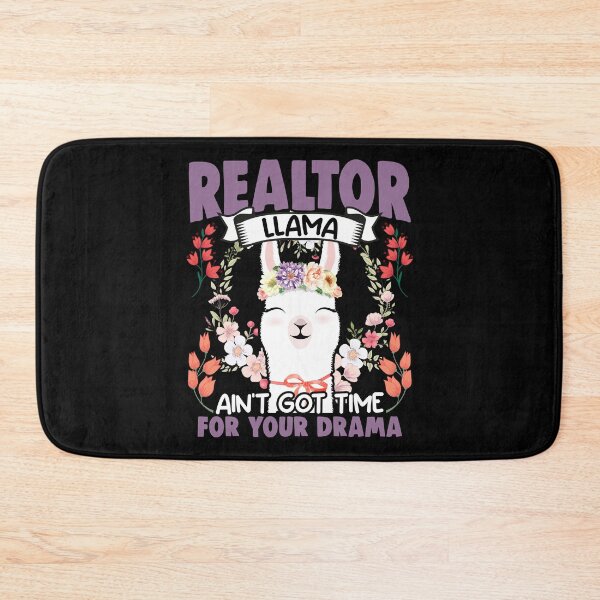 Item preview, Funny Floral Llama Humor For A Flower Animal Lover Realtor designed and sold by Nessshirts.