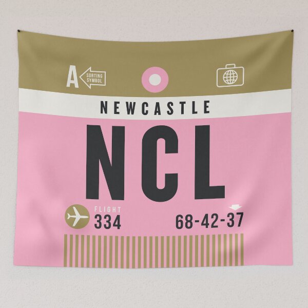 Item preview, Luggage Tag A - NCL Newcastle England UK designed and sold by VoodooCircus.