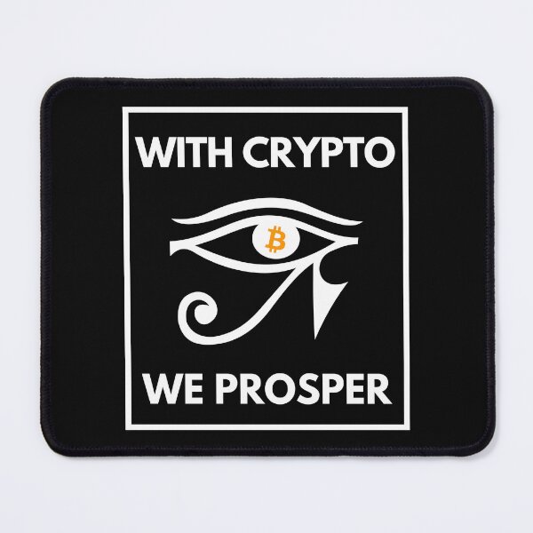 Item preview, With Crypto We Prosper  designed and sold by CryptoBeings.