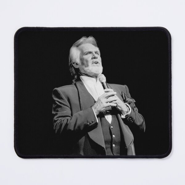 Item preview, Kenny Rogers - BW Photograph designed and sold by ConcertImages.
