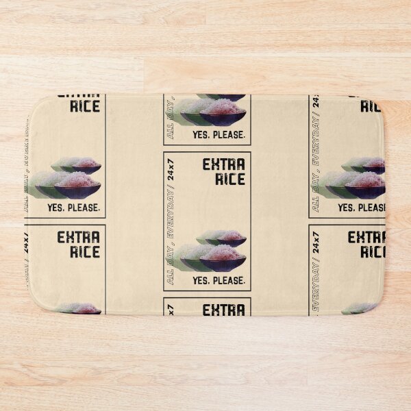 Item preview, EXTRA RICE YES PLEASE GRAPHIC DESIGN designed and sold by aydapadi.