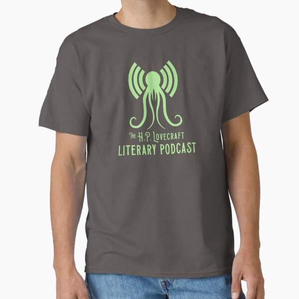 Item preview, The H.P. Lovecraft Literary Podcast Logo and Title - Green designed and sold by WitchHouseMedia.