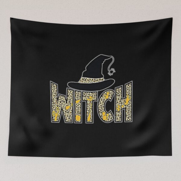 Item preview, Witch Halloween Leopard Print designed and sold by csoDesign.