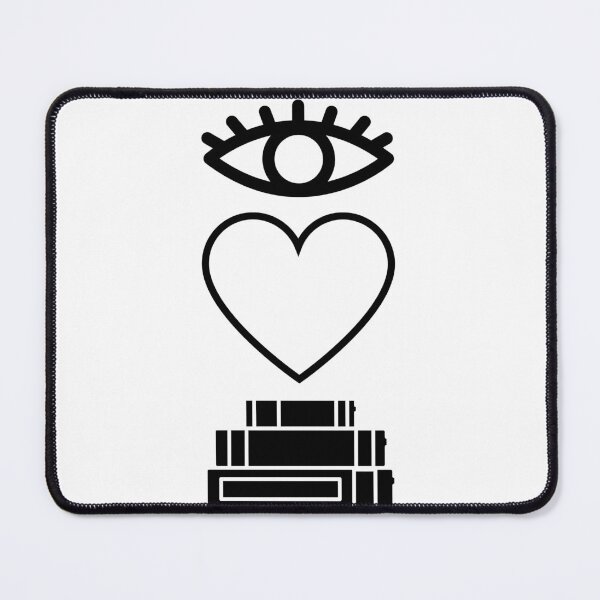 Item preview, I Love Books - Black Text designed and sold by TheKnightWriter.