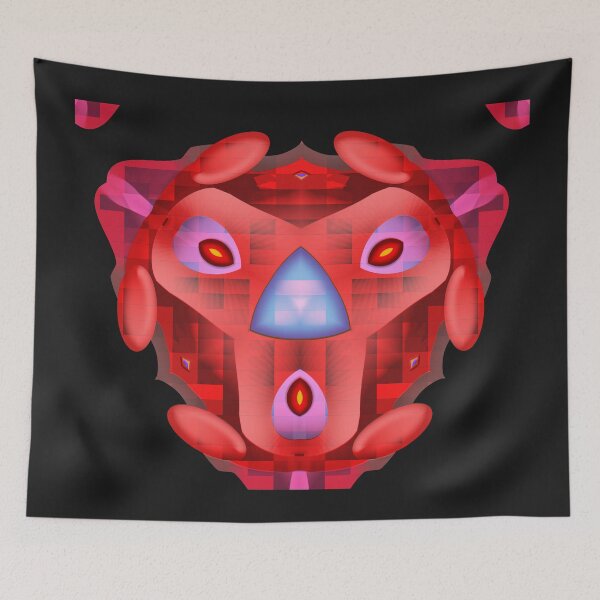 Item preview, FUNNY  GEOMETRIC HUMAN PORTRAIT ABSTRACTION IN MAZE. designed and sold by Ralek.