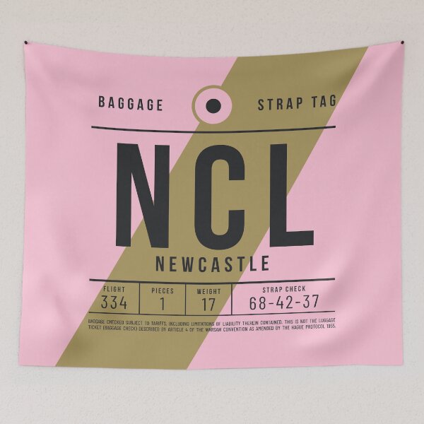 Item preview, Luggage Tag E - NCL Newcastle England UK designed and sold by VoodooCircus.