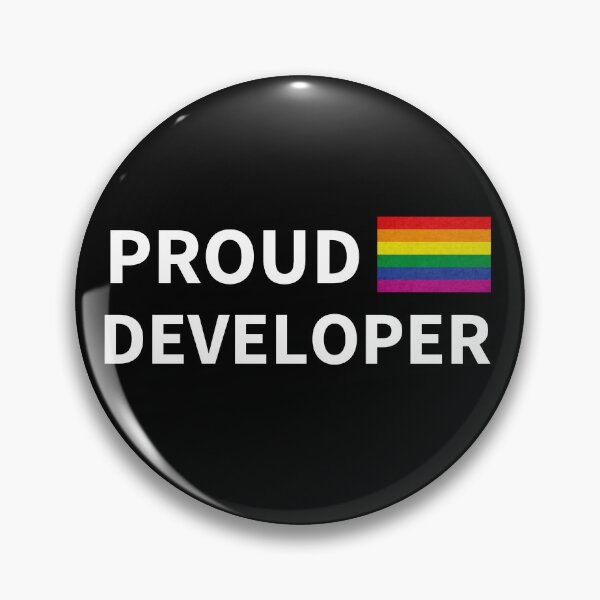 Item preview, Proud Developer LGBT Rainbow designed and sold by razvigod.
