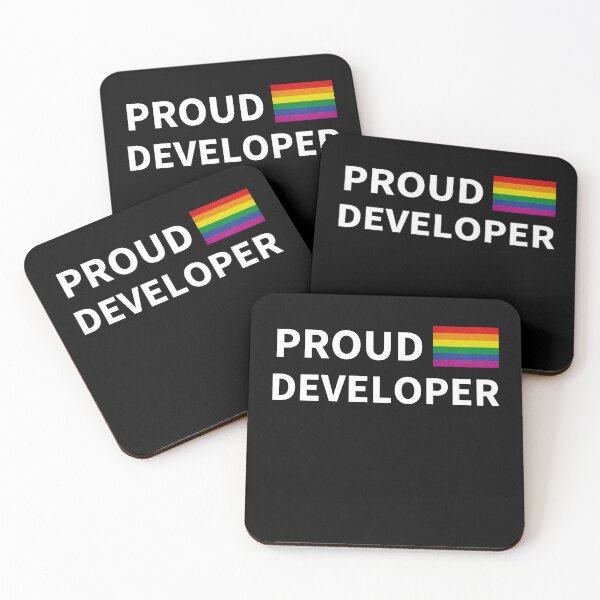 Item preview, Proud Developer LGBT Rainbow designed and sold by razvigod.