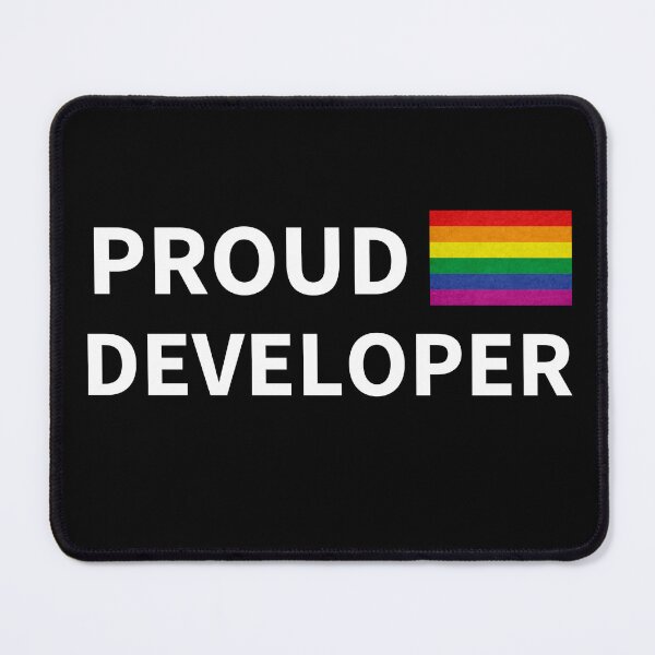 Item preview, Proud Developer LGBT Rainbow designed and sold by razvigod.