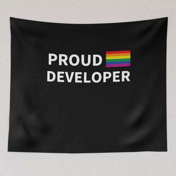 Item preview, Proud Developer LGBT Rainbow designed and sold by razvigod.