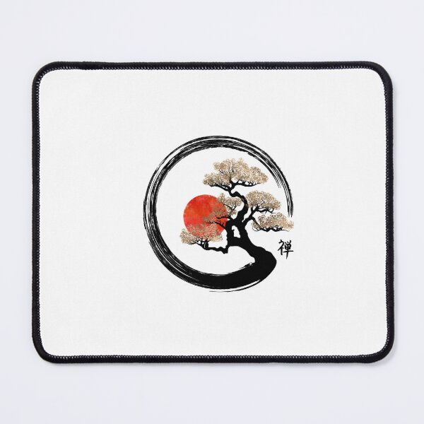 Item preview, Enso Circle and Bonsai Tree on Canvas designed and sold by MarquitaHeard.
