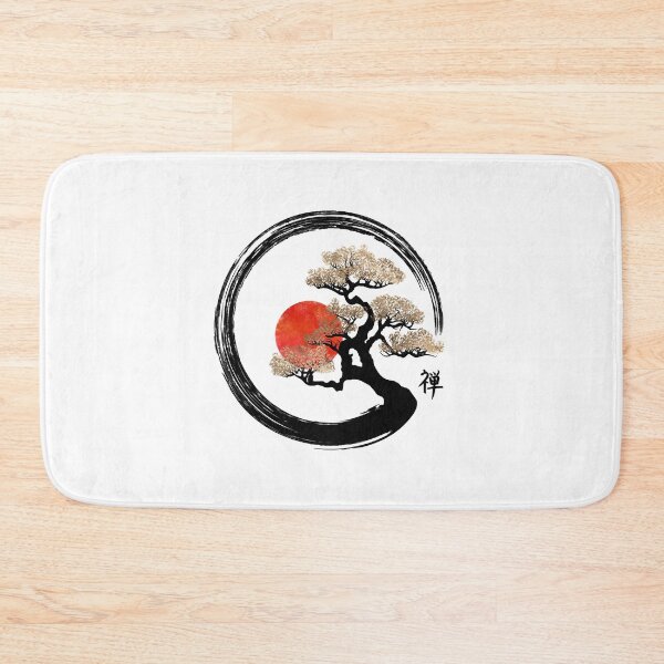 Item preview, Enso Circle and Bonsai Tree on Canvas designed and sold by MarquitaHeard.