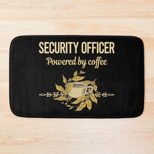 Item preview, Powered By Coffee Security Officer designed and sold by trinayolkcelia.