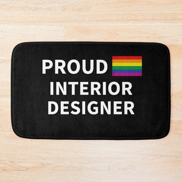 Item preview, Proud Interior Designer LGBT Rainbow designed and sold by razvigod.