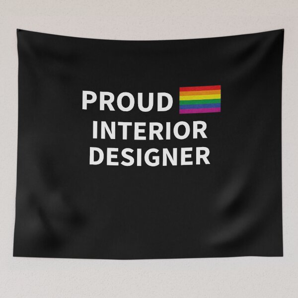 Item preview, Proud Interior Designer LGBT Rainbow designed and sold by razvigod.