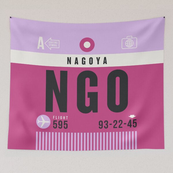 Item preview, Luggage Tag A - NGO Nagoya Japan designed and sold by VoodooCircus.