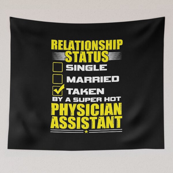 Item preview, Funny His Her Gift Physician Assistant Relationship Status designed and sold by haselshirt.