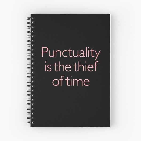 Item preview, Punctuality is the thief of time v.2 designed and sold by x1brett.