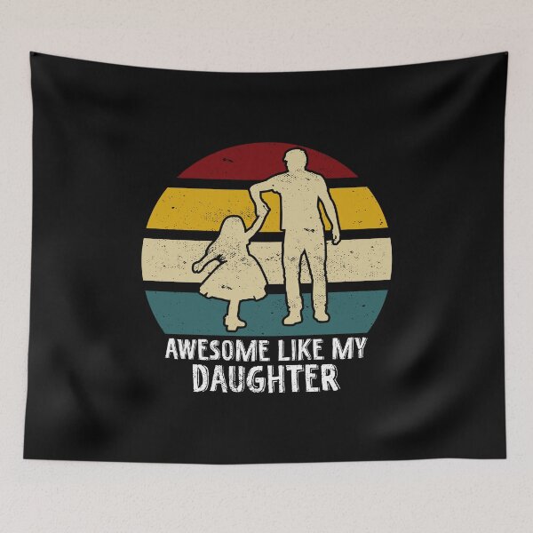 Item preview, Awesome Like My Dauther Fathers Day Retro designed and sold by haselshirt.